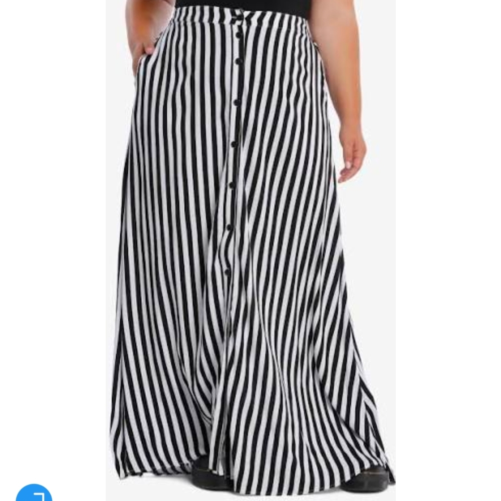 NWT Hot Topic Striped Maxi Skirt